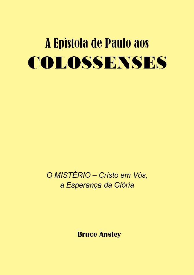 Capa de A Epístola de Paulo aos Colossenses